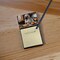Edge Collections - 3" x 3" - Multicolor - Shar Pei Fall Sticky Note Holder Refillable Dispenser - 1 Piece